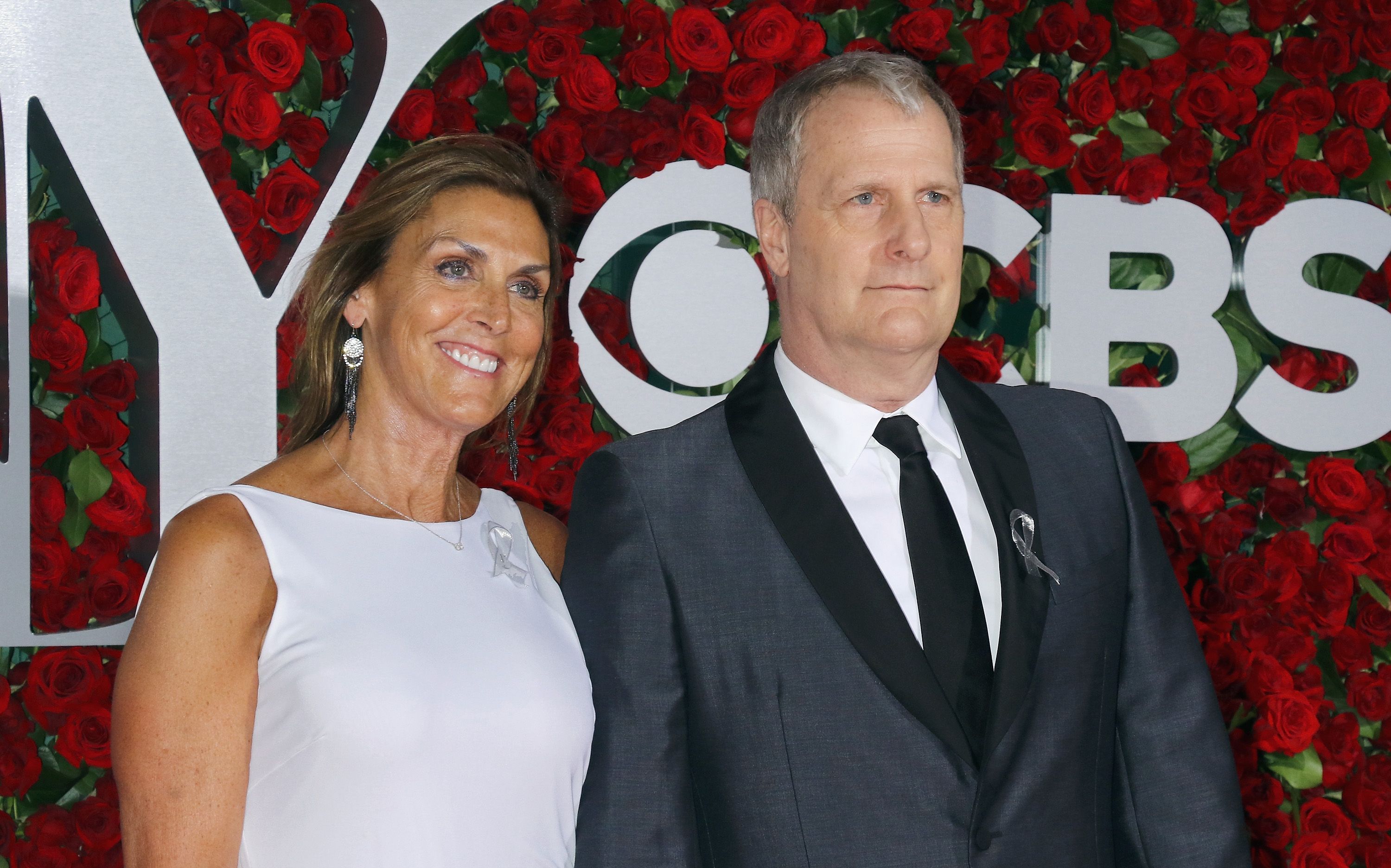 Kathleen Rosemary Treado and Jeff Daniels at the 70th Annual Tony Awards on June 12, 2016, in New York City. | Source: Jim Spellman/WireImage/Getty Images