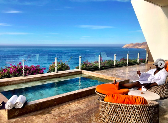 A photo of Blair Underwood during a family vacation, posted on July 22, 2019. | Source: Instagram/blairunderwood_official