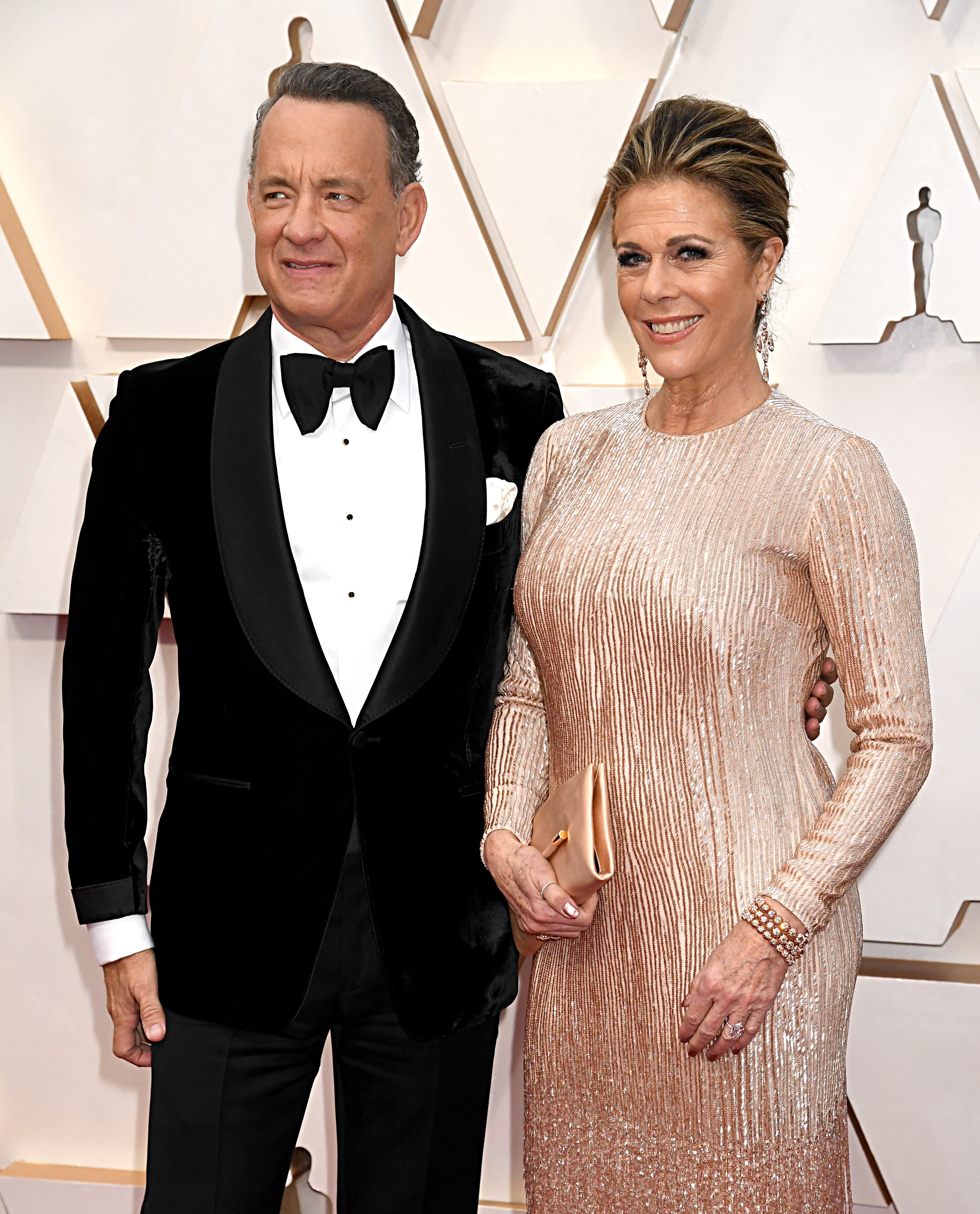 Tom Hanks and Rita Wilson arriving at the 92nd Academy Awards on Sunday February 9 2020 at the Dolby Theatre at Hollywood & Highland Center in Hollywood | Source: Getty Images