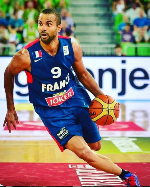 Tony Parker meneur des Bleus - Tony Parker | instagram Tony Parker meneur des Bleus - Tony Parker | instagram