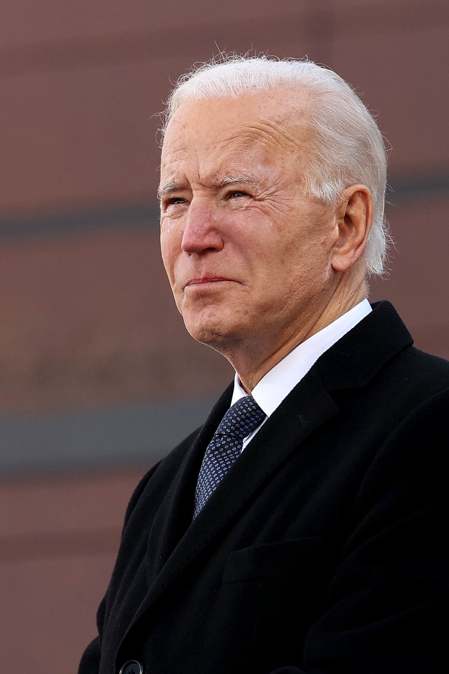 Then-U.S. President Joe Biden delivers remarks at the Beau Biden III National Guard/Reserve Center in New Castle, Delaware, on January 19, 2021 | Source: Getty Images