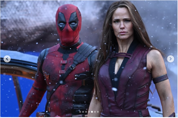 A photo Ryan Reynolds as Deadpool and Jennifer Garner as Elektra posted on August 6, 2024 | Source: Instagram/vancityreynolds