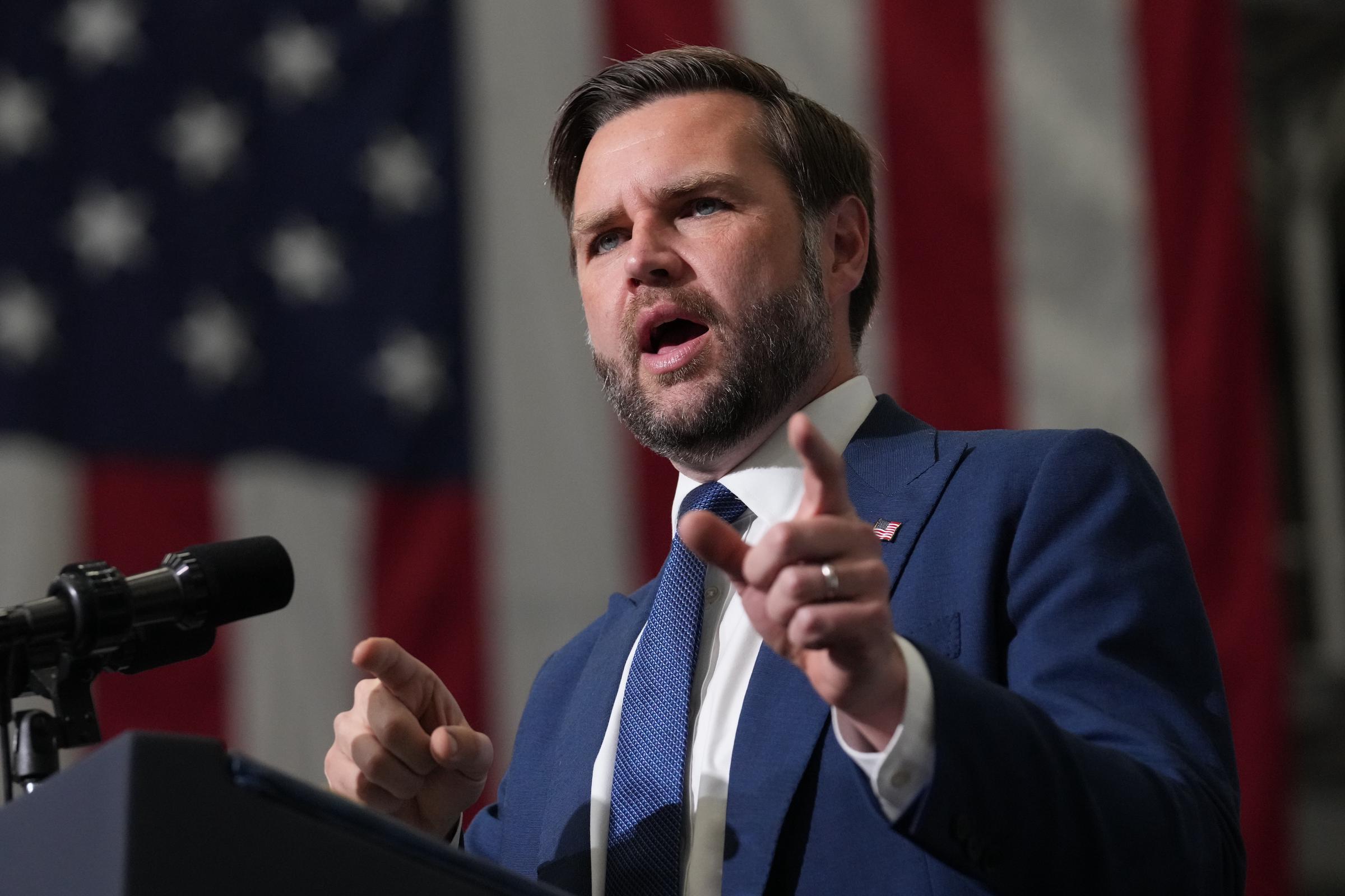 Vance's political rise took him from the U.S. Senate to the vice presidency in only a few years. His public career has unfolded alongside a private effort to give his children greater stability than he experienced. | Source: Getty Images