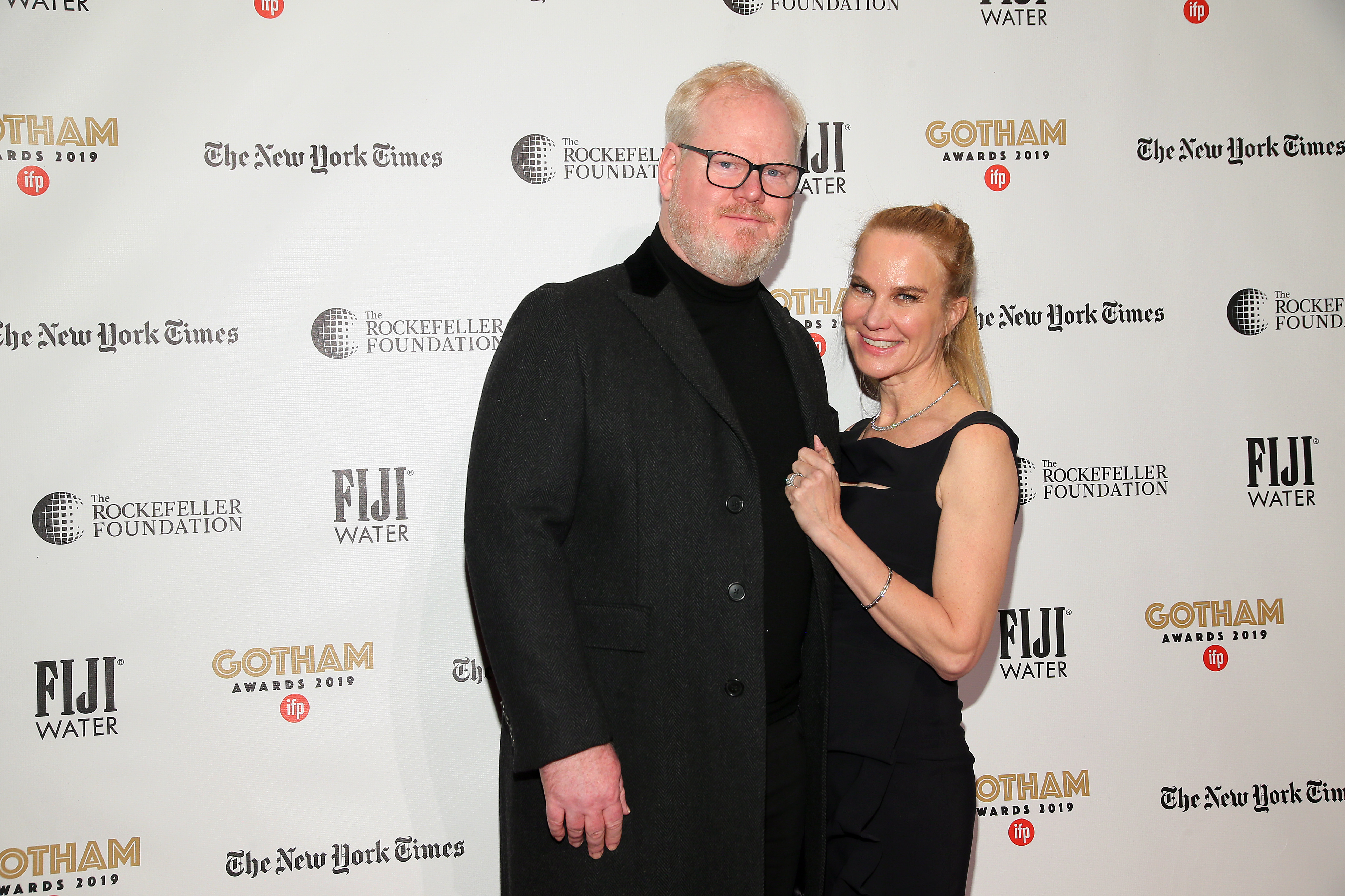 Jim Gaffigan and Jeannie Gaffigan attend the IFP's 29th Annual Gotham Independent Film Awards at Cipriani Wall Street, on December 2, 2019, in New York City. | Source: Getty Images