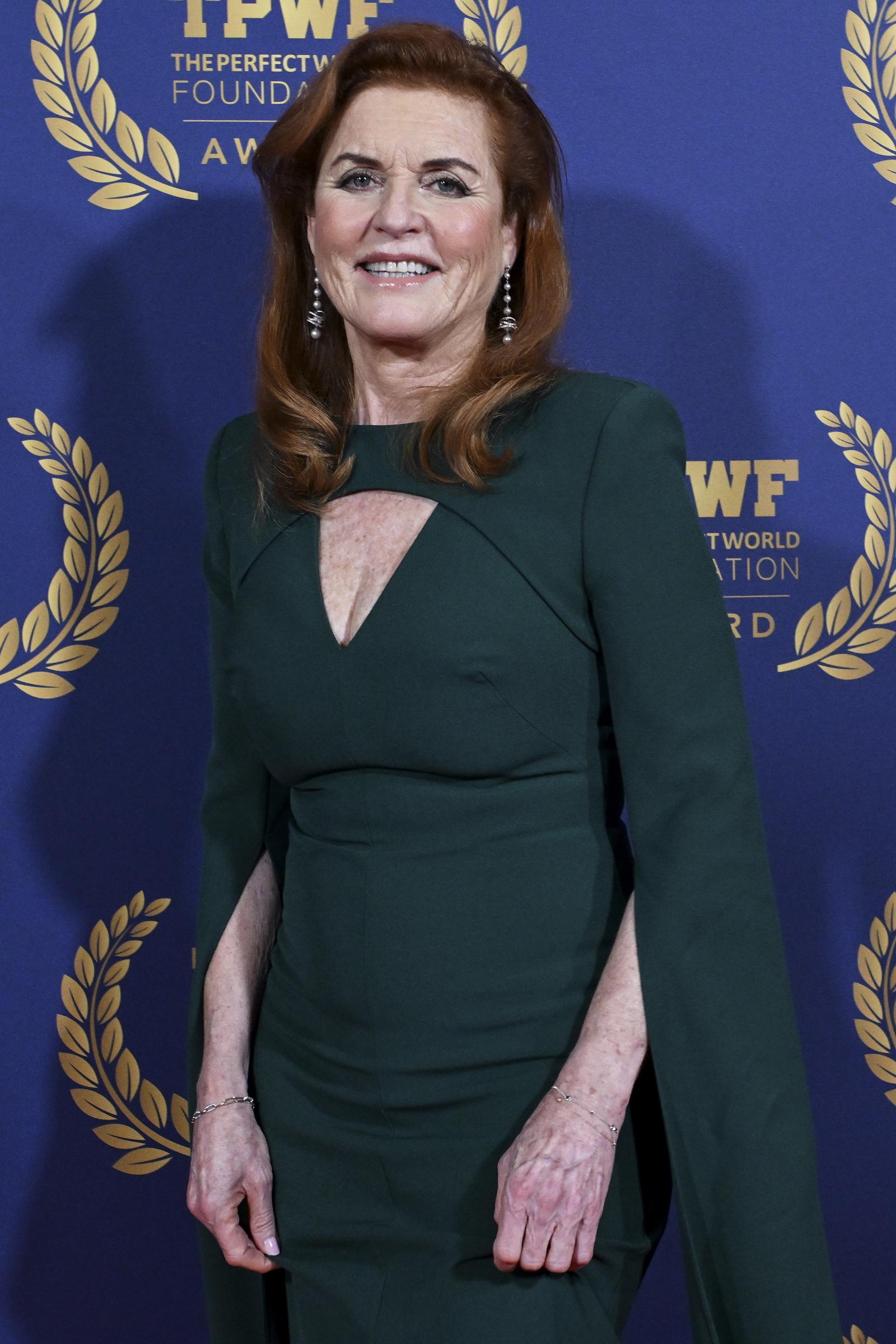 Sarah Ferguson attends the Perfect World Foundation's Honorary Conservation Award red carpet on 5 September 2024 in Gothenburg, Sweden | Source: Getty Images