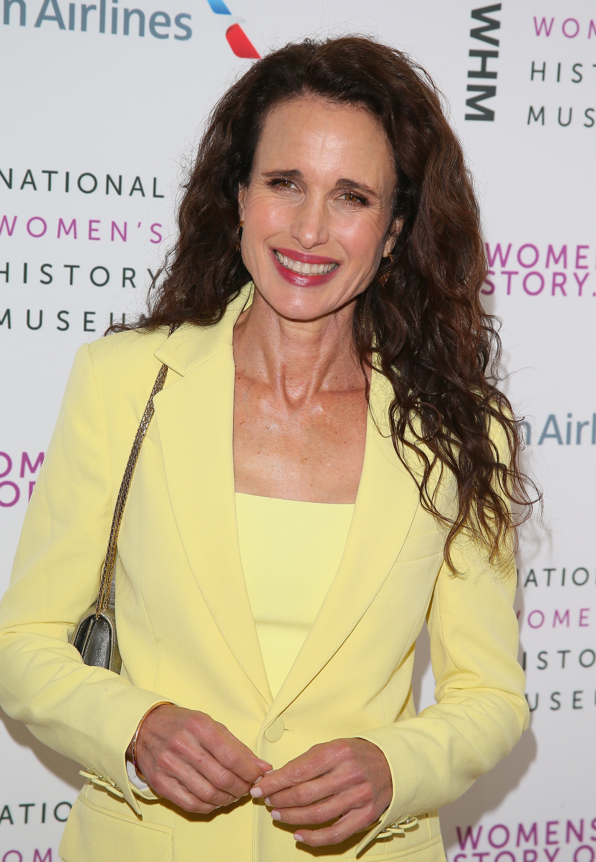 Andie MacDowell attends the National Women's History Museum's 8th Annual Women Making History Awardsat Skirball Cultural Center in Los Angeles, California, on March 8, 2020. | Source: Getty Images