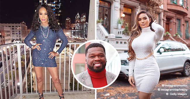 Cent S Baby Mama Daphne Joy Ex Vivica A Fox Flaunt Their Fit Figures In Stunning Dresses