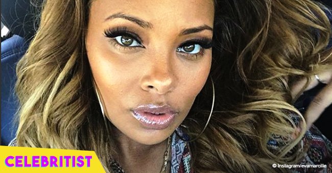 Eva Marcille reveals newborn son's face for the first time in his 'online debut'