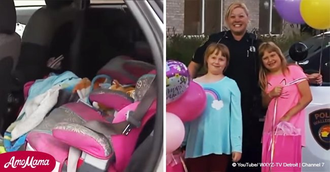 Single mom lives in school parking lot with kids. Until the police decided to intervene