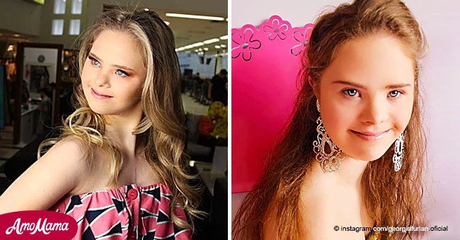 Girl with Down syndrome has become an inspiration for thousands after becoming a model