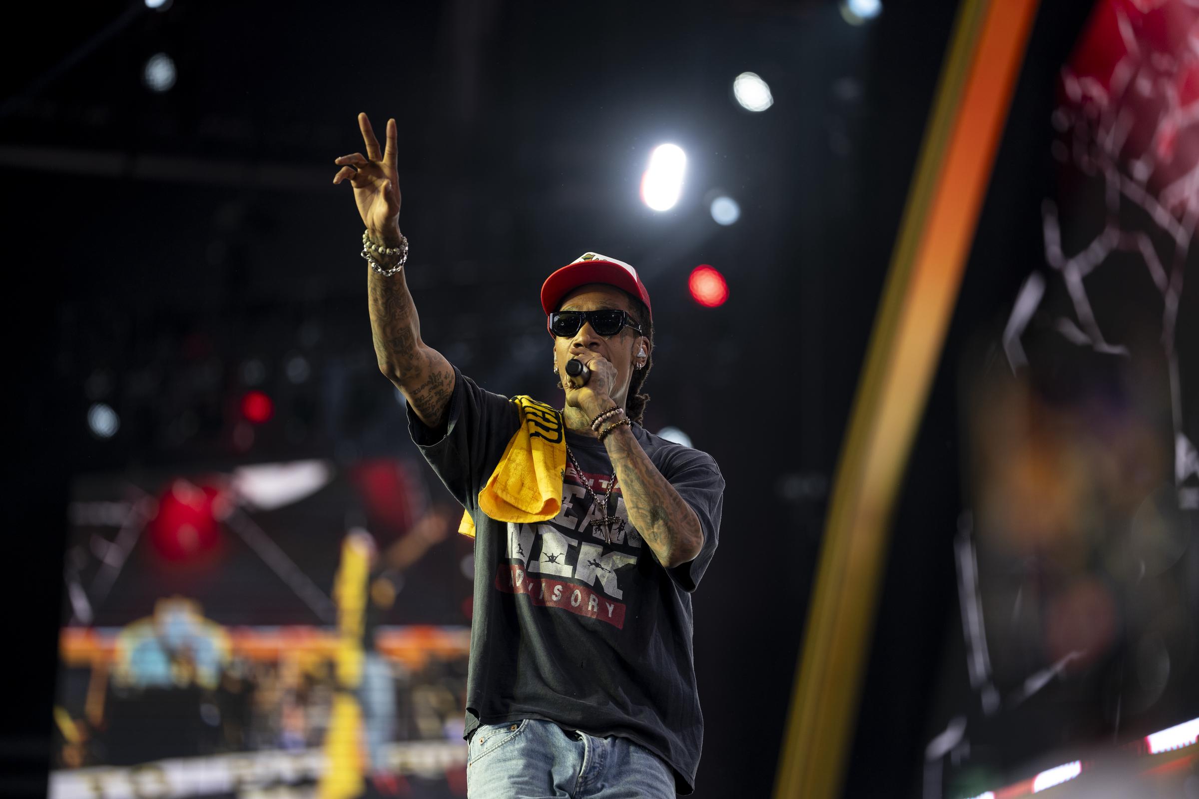 Wiz Khalifa performs during the NFL Draft at Acrisure Stadium on April 24, 2026, in Pittsburgh, Pennsylvania. | Source: Getty Images