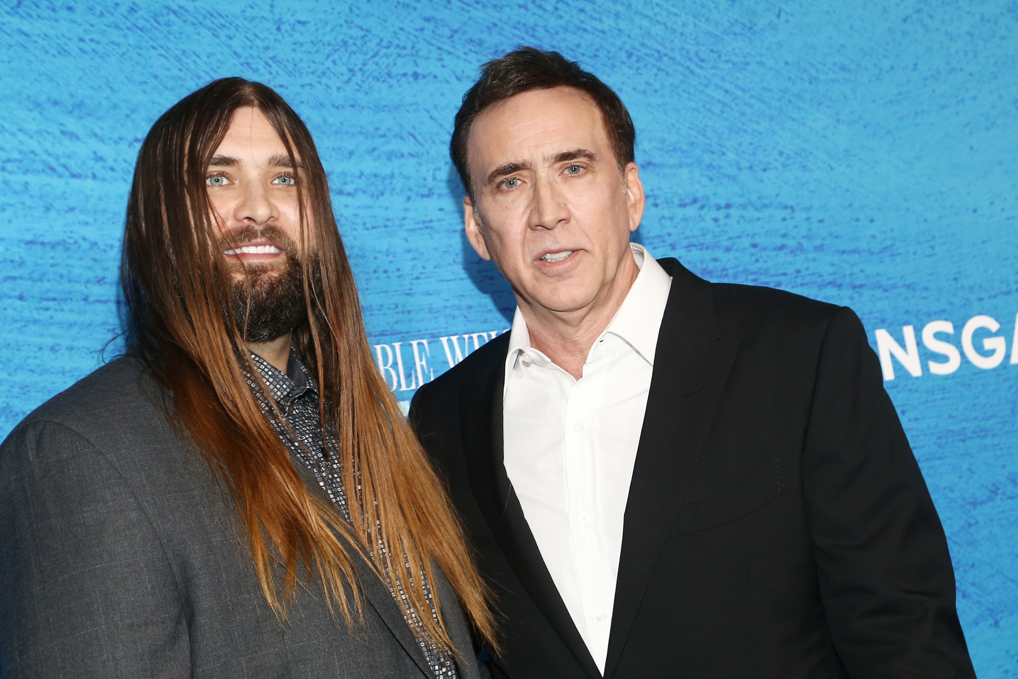 Weston Cage Coppola and Nicolas Cage at the screening of "The Unbearable Weight Of Massive Talent" in Los Angeles in 2022 | Source: Getty Images