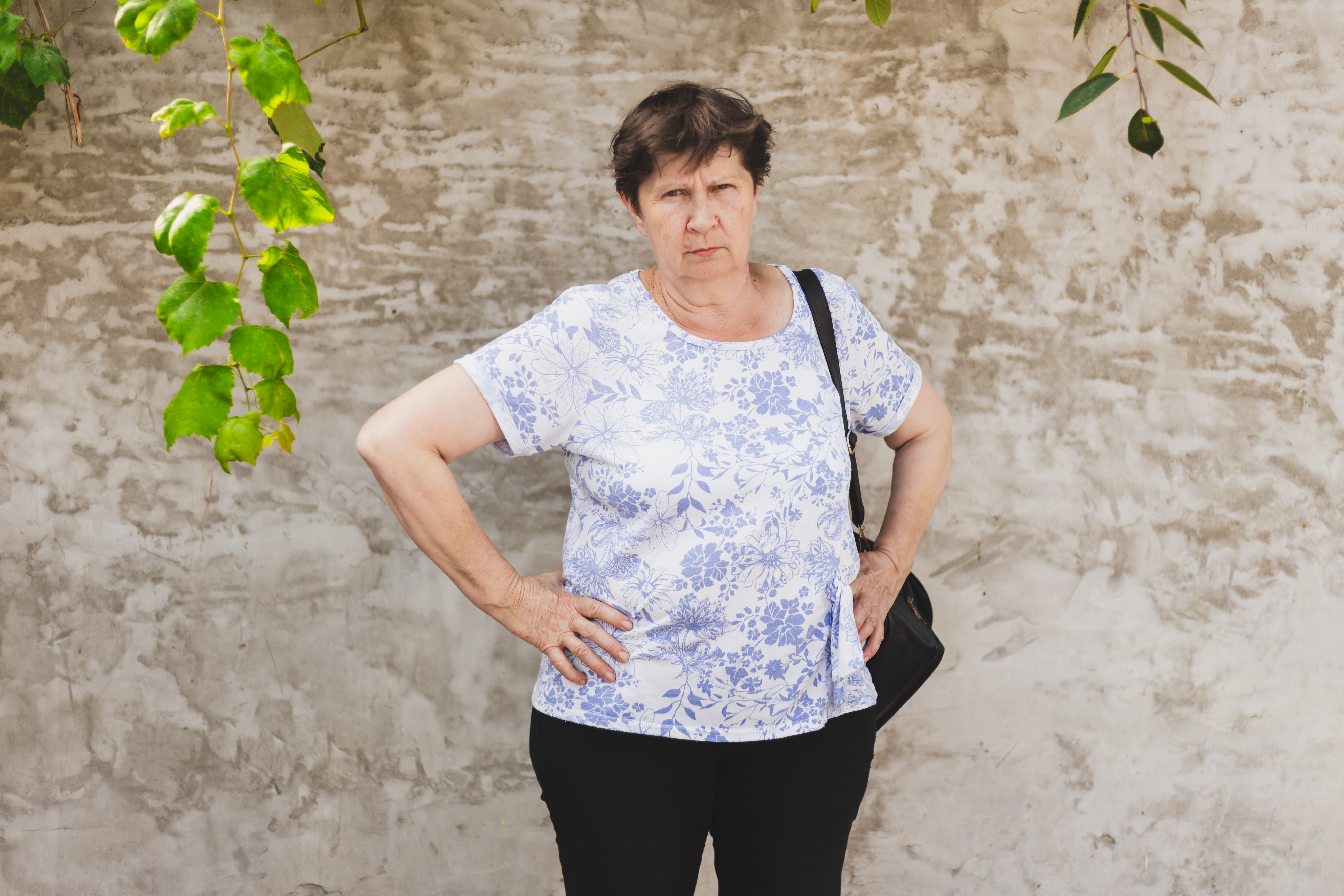 Angry senior woman | Source: Shutterstock