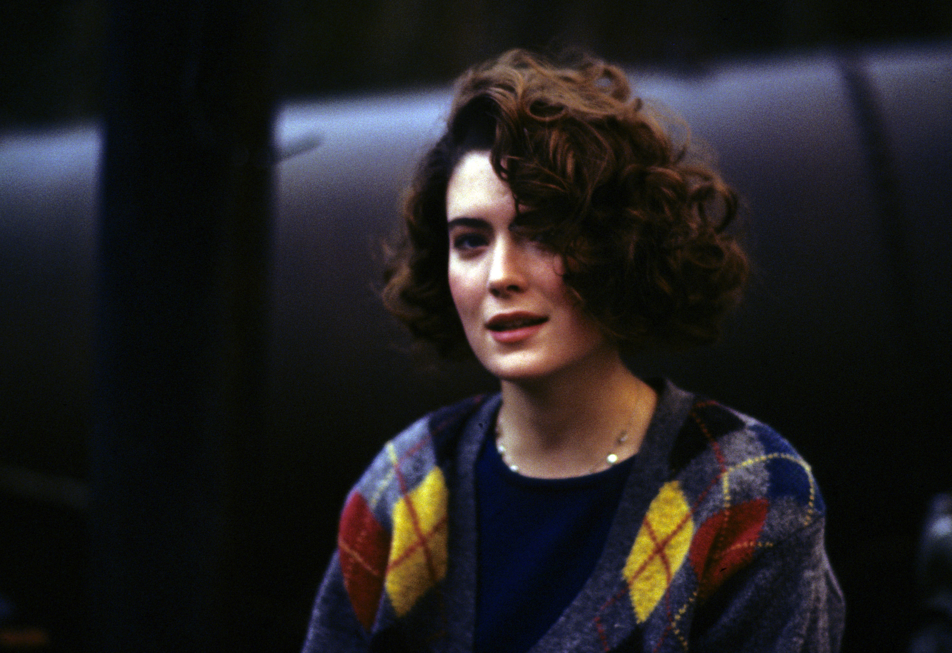 The actress during the filming of "Twin Peaks," circa 1990 | Source: Getty Images