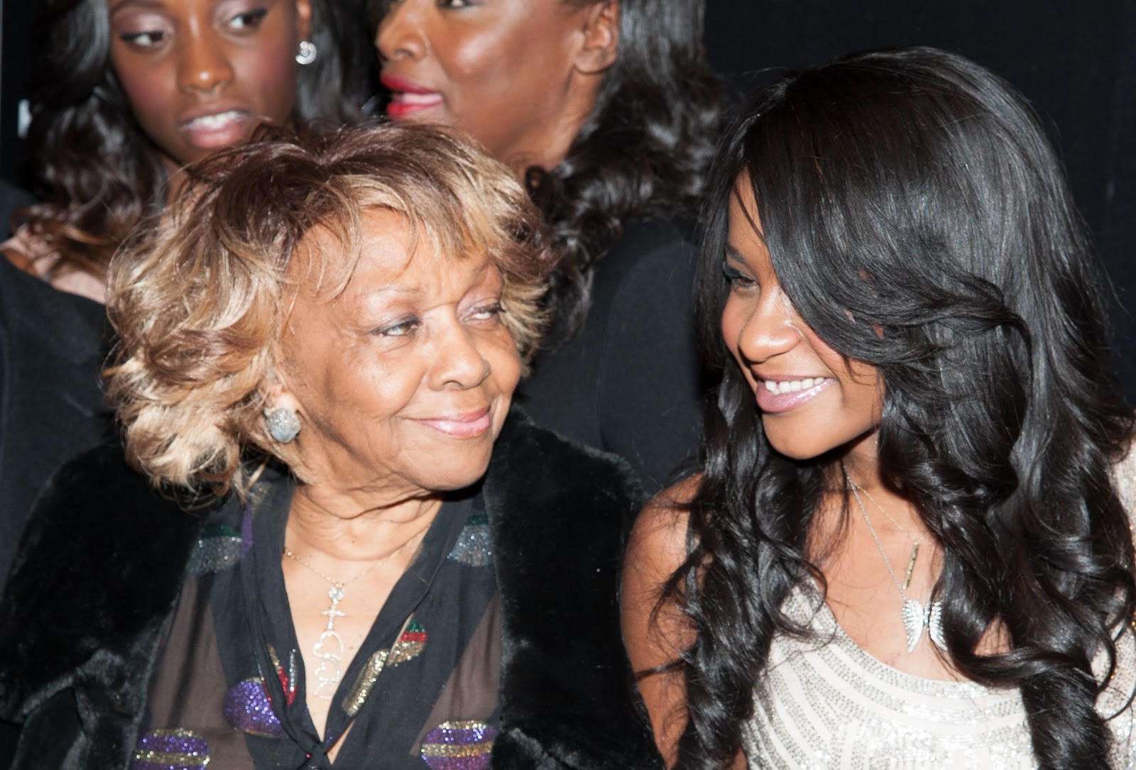 Cissy Houston and Bobbi Kristina Brown at "The Houstons: On Our Own" series premiere party on October 22, 2012, in New York. | Source: Getty Images