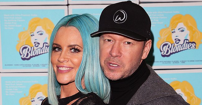 Jenny McCarthy and Donnie Wahlberg celebrate her premiere vodka line, Blondies Vodka, on March 2, 2018, in Hollywood, California | Photo: JB Lacroix/Getty Images