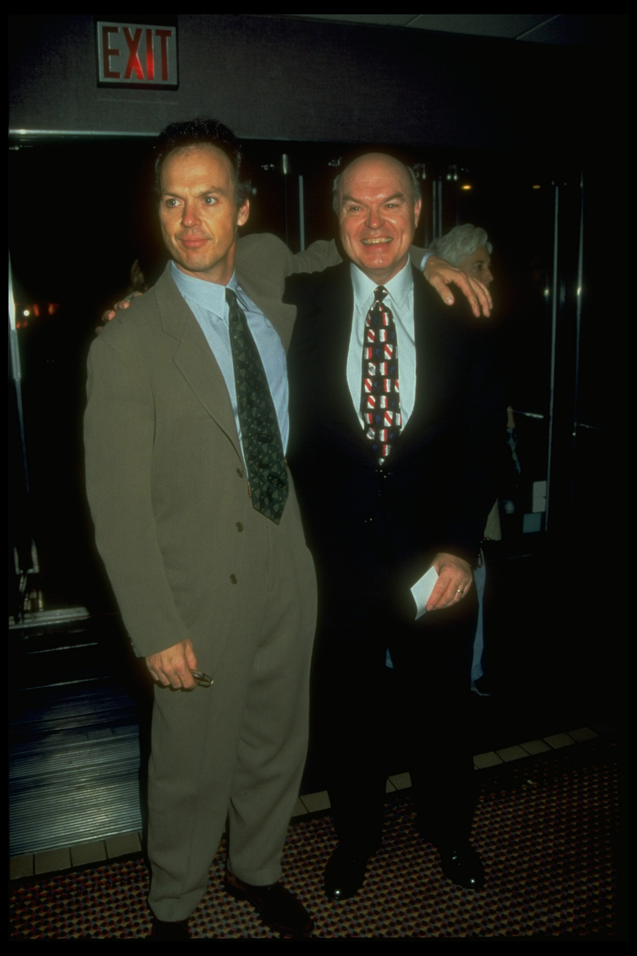 Michael Keaton and his brother Robert Douglas at the screening of the movie "Speechless" | Source: Getty Images