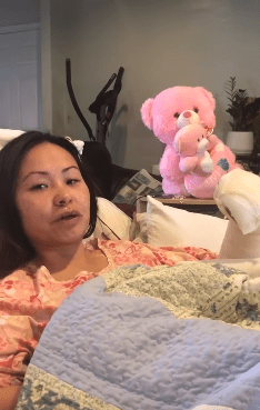 Tanya Nguyen giving an update on her condition. | Source: YouTube/Cheryl Lee Scott