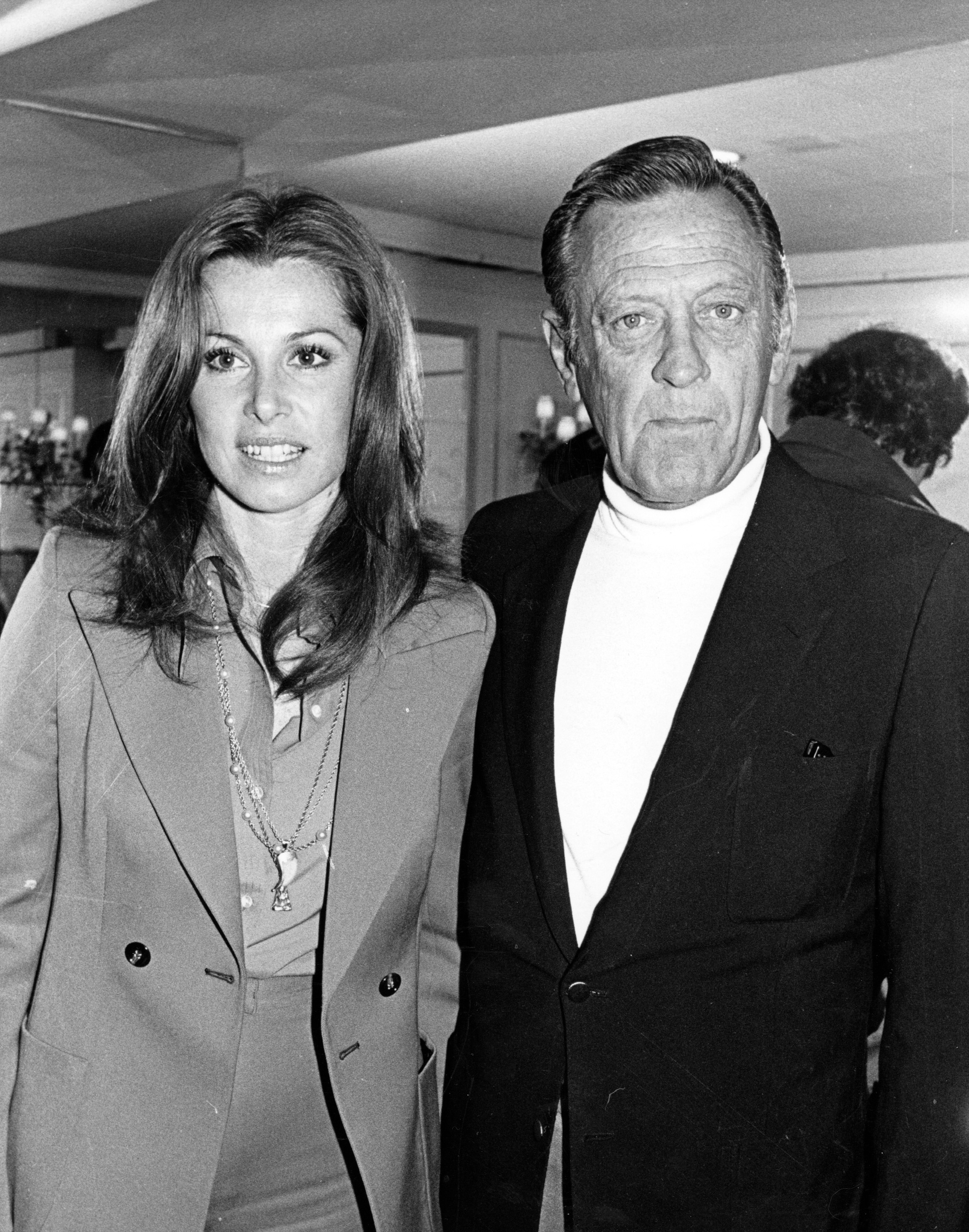 The actress and William Holden pictured on January 1, 1980, in New York. | Source: Getty Images