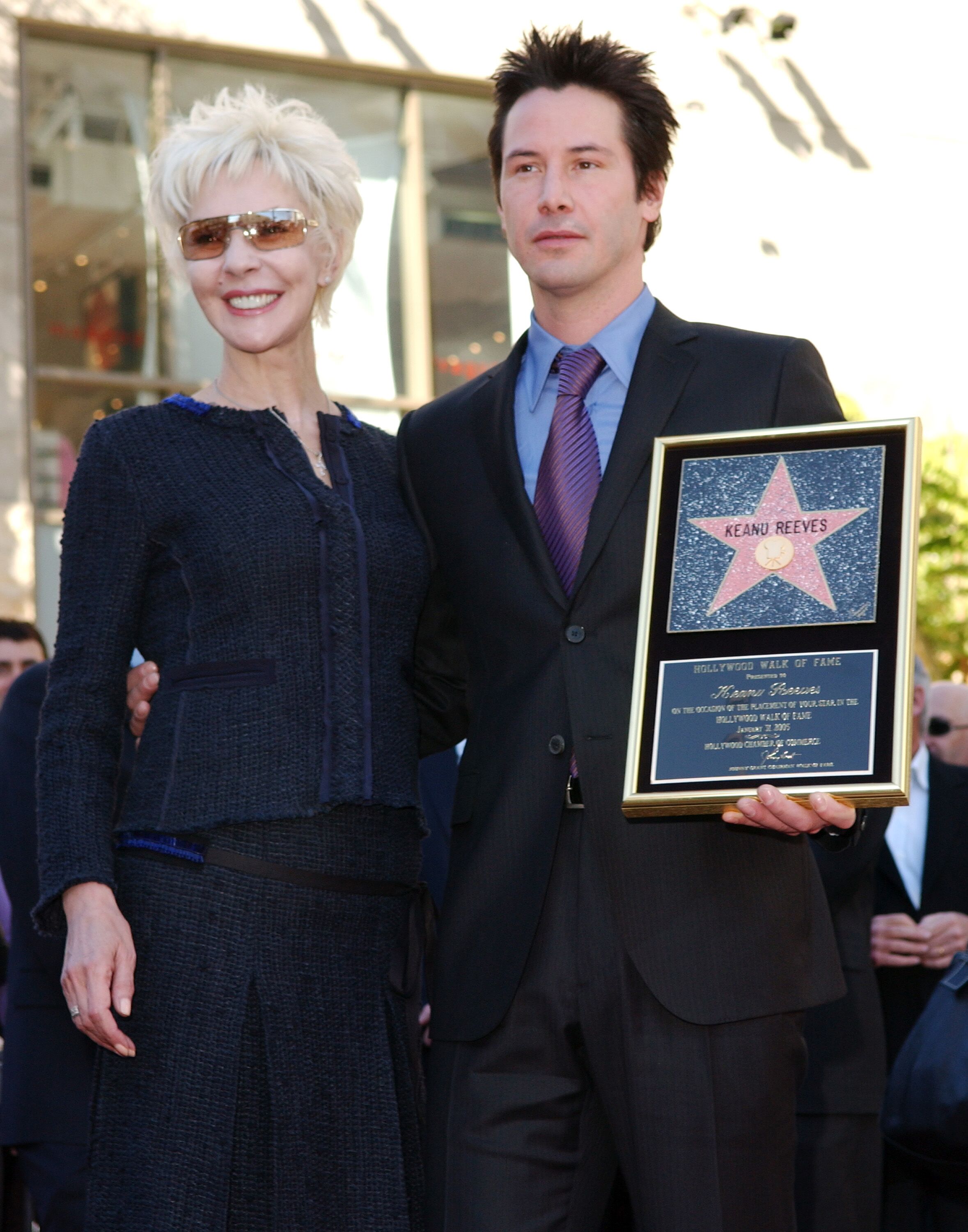  Patricia Taylor at the ceremony honoring Keanu Reeves with a star on the Hollywood Walk of Fame in 2005| Source: Getty Images