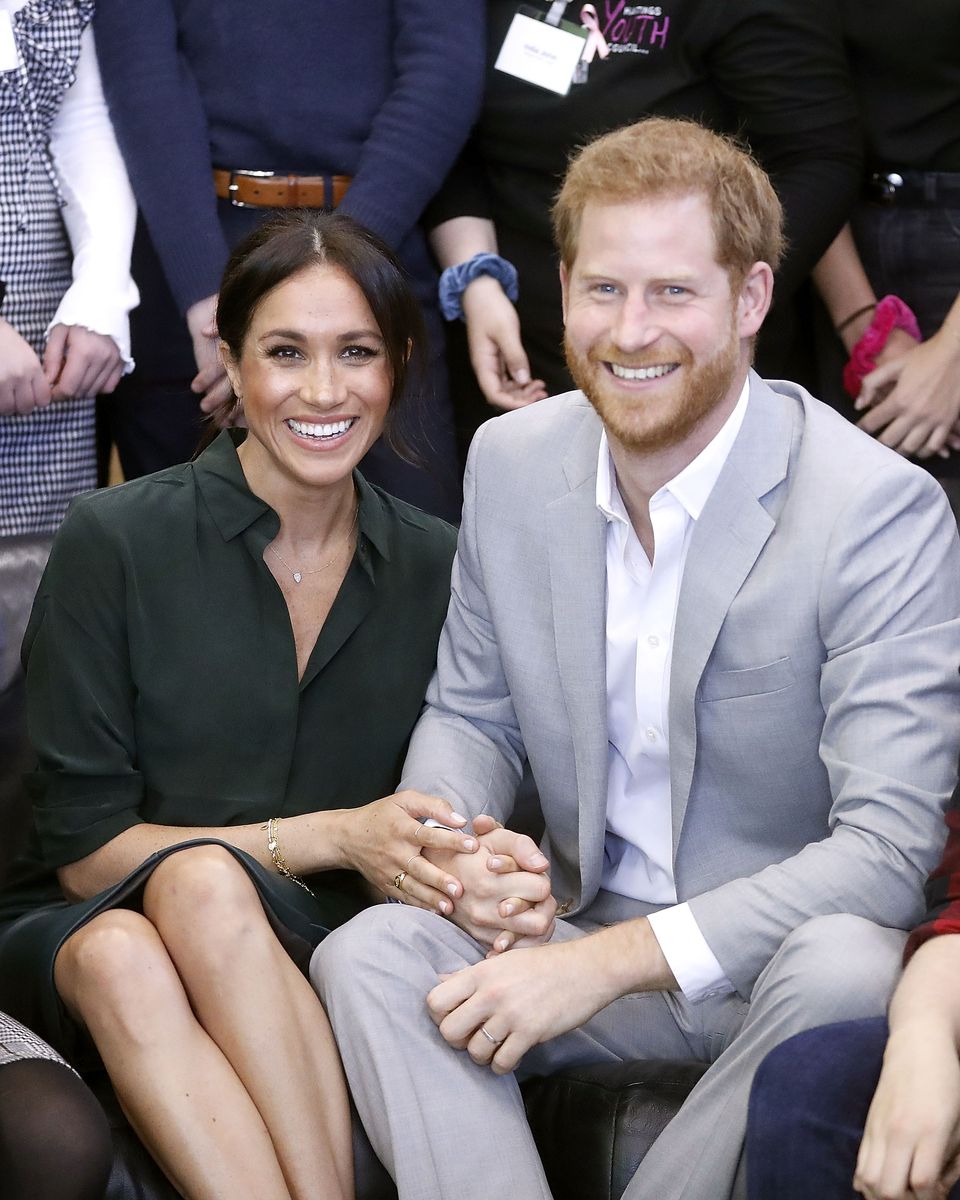 Meghan Markle and Prince Harry at the Joff Youth Centre in Peacehaven, Sussex on October 3, 2018 in Peacehaven, United Kingdom | Photo: Getty Images