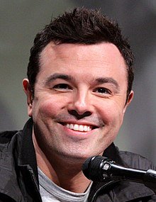 Seth McFarlane who voices Peter Griffin in "Family Guy"/ Source: Wikimedia