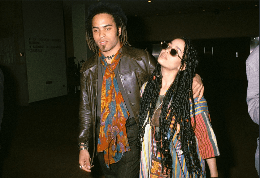  Lenny Kravitz and Lisa Bonet in NYC 1987 | Photo: Getty Images