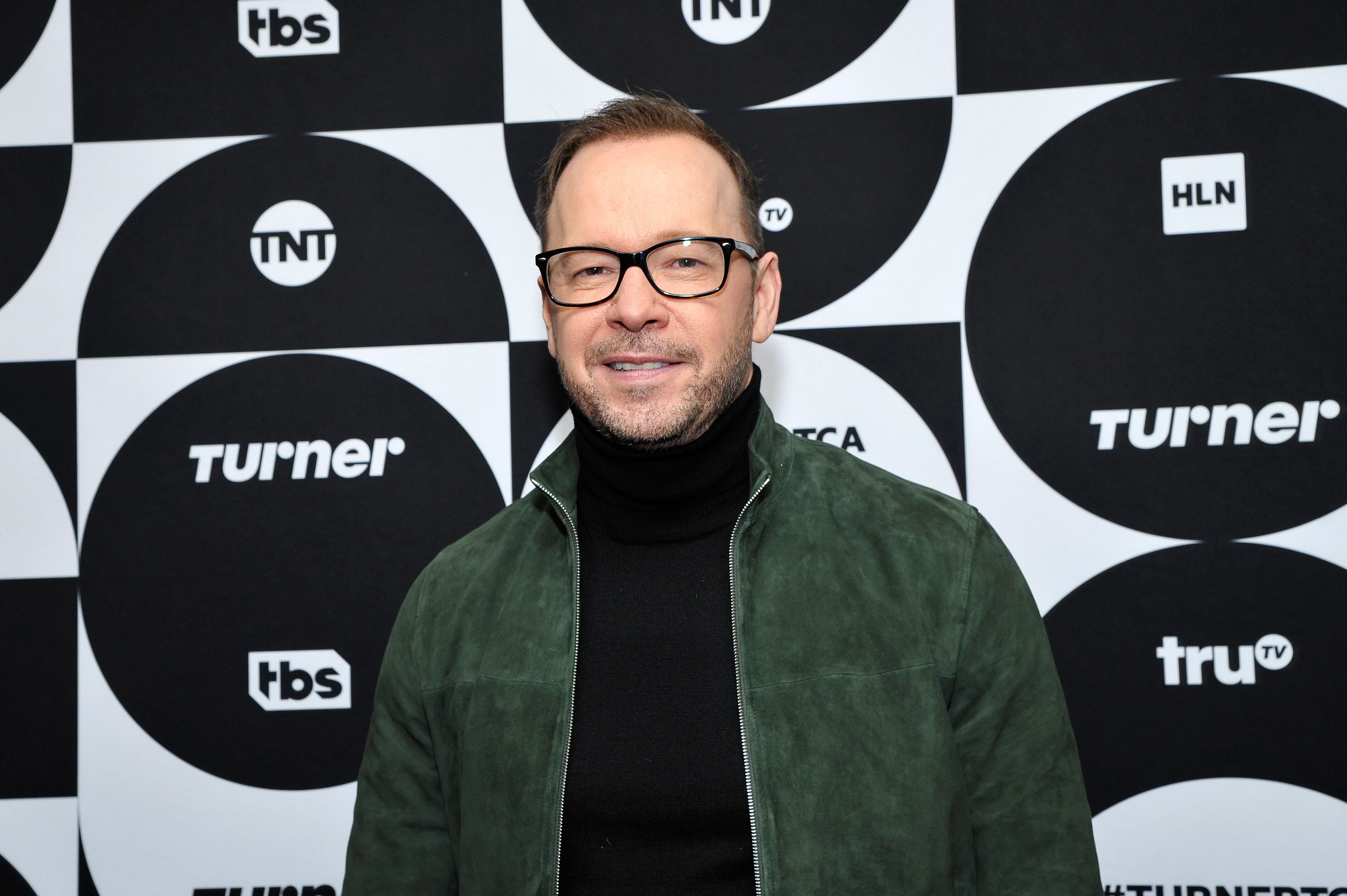 Donnie Wahlberg poses in the green room during the TCA Turner Winter Press Tour 2019 at The Langham Huntington Hotel and Spa. | Photo: Getty Images