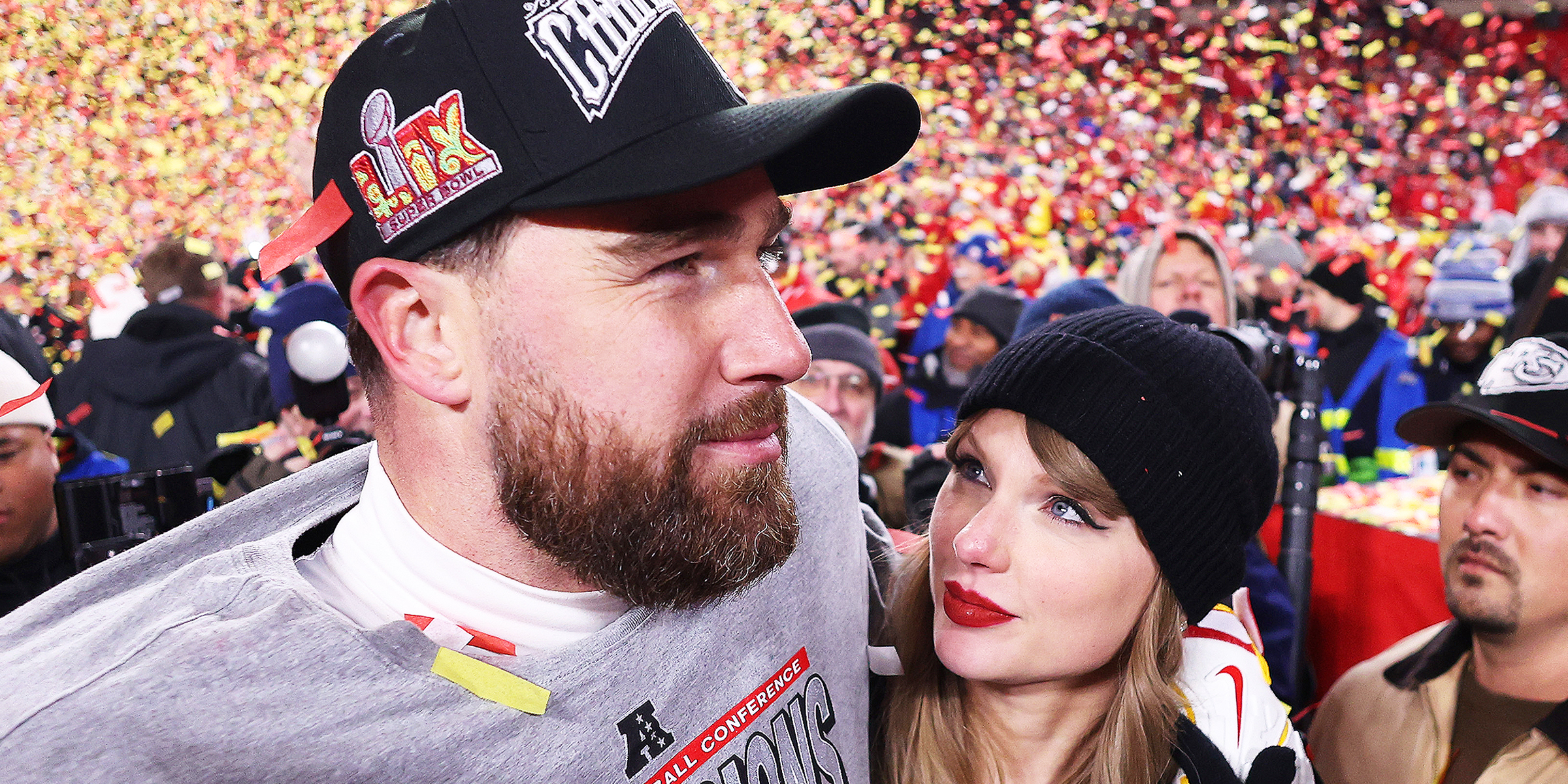 Travis Kelce and Taylor Swift | Source: Getty Images