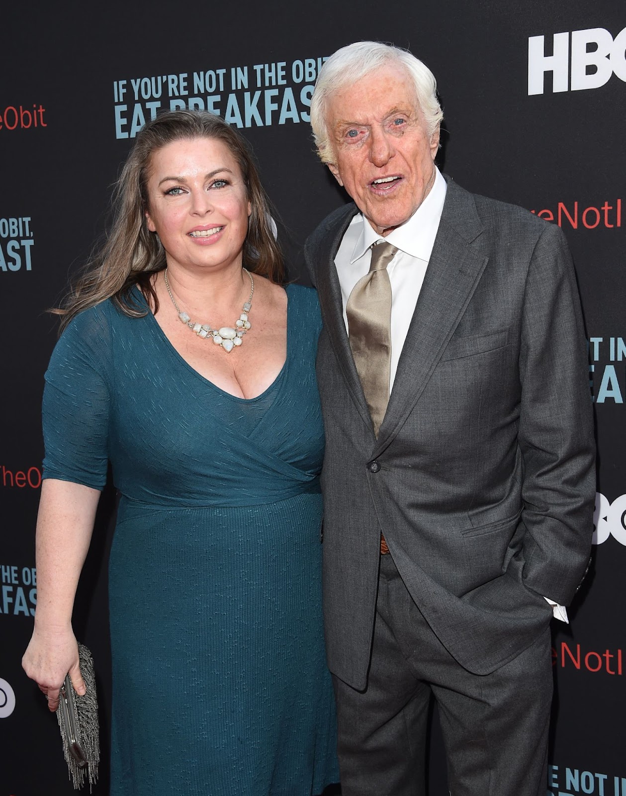 Dick Van Dyke and Arlene Silver at the premiere of "If You're Not In The Obit, Eat Breakfast" on May 17, 2017, in Beverly Hills, California. | Source: Getty Images