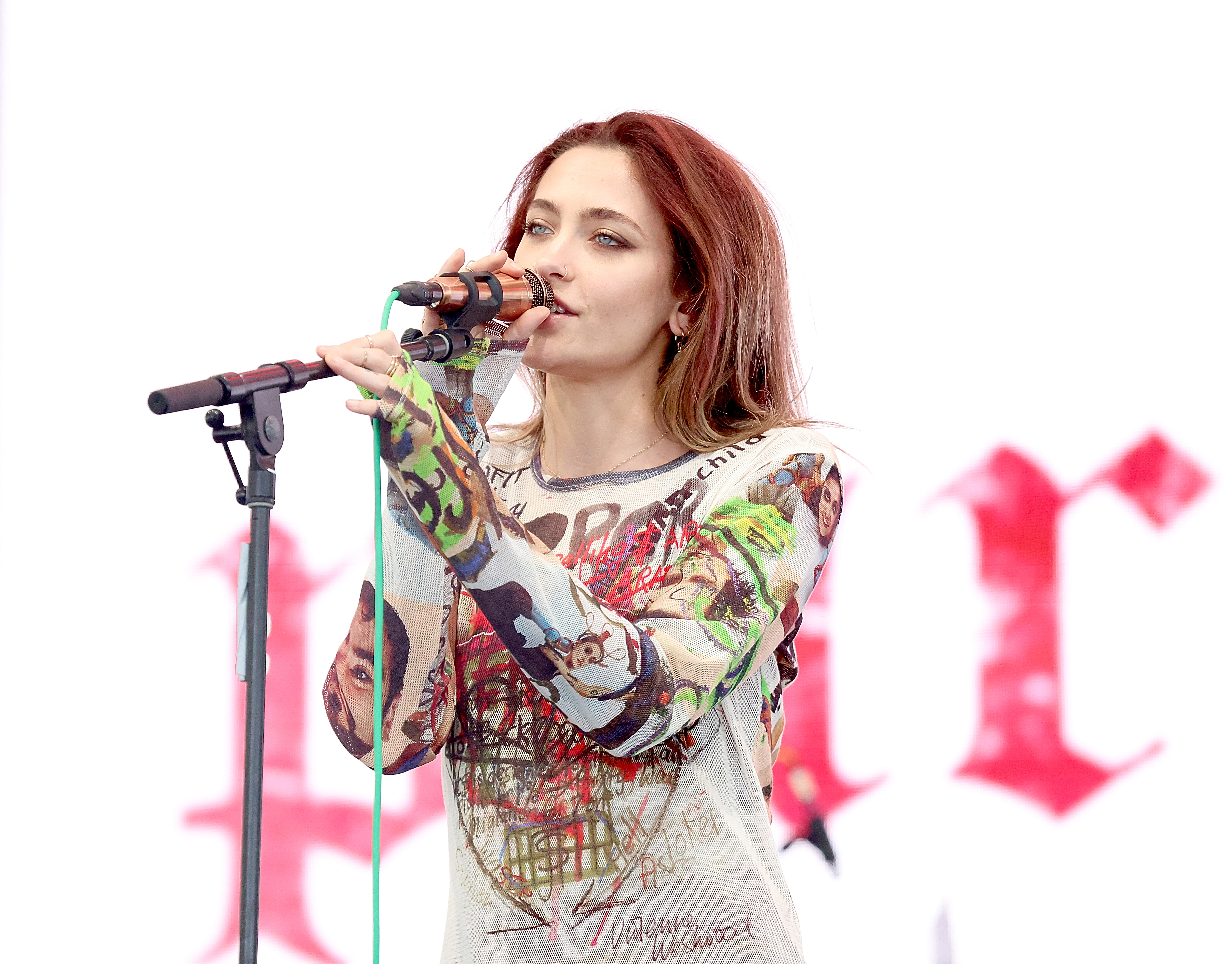 Paris Jackson performing during Bonnaroo Music & Arts Festival on June 18, 2023 in Manchester, Tennessee. | Source: Getty Images