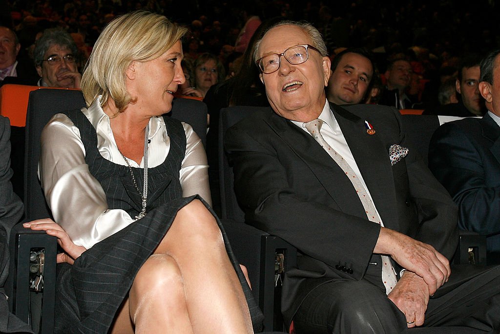 Marine Le Pen et son père , le 15 janvier 2011. І Source : Getty Images