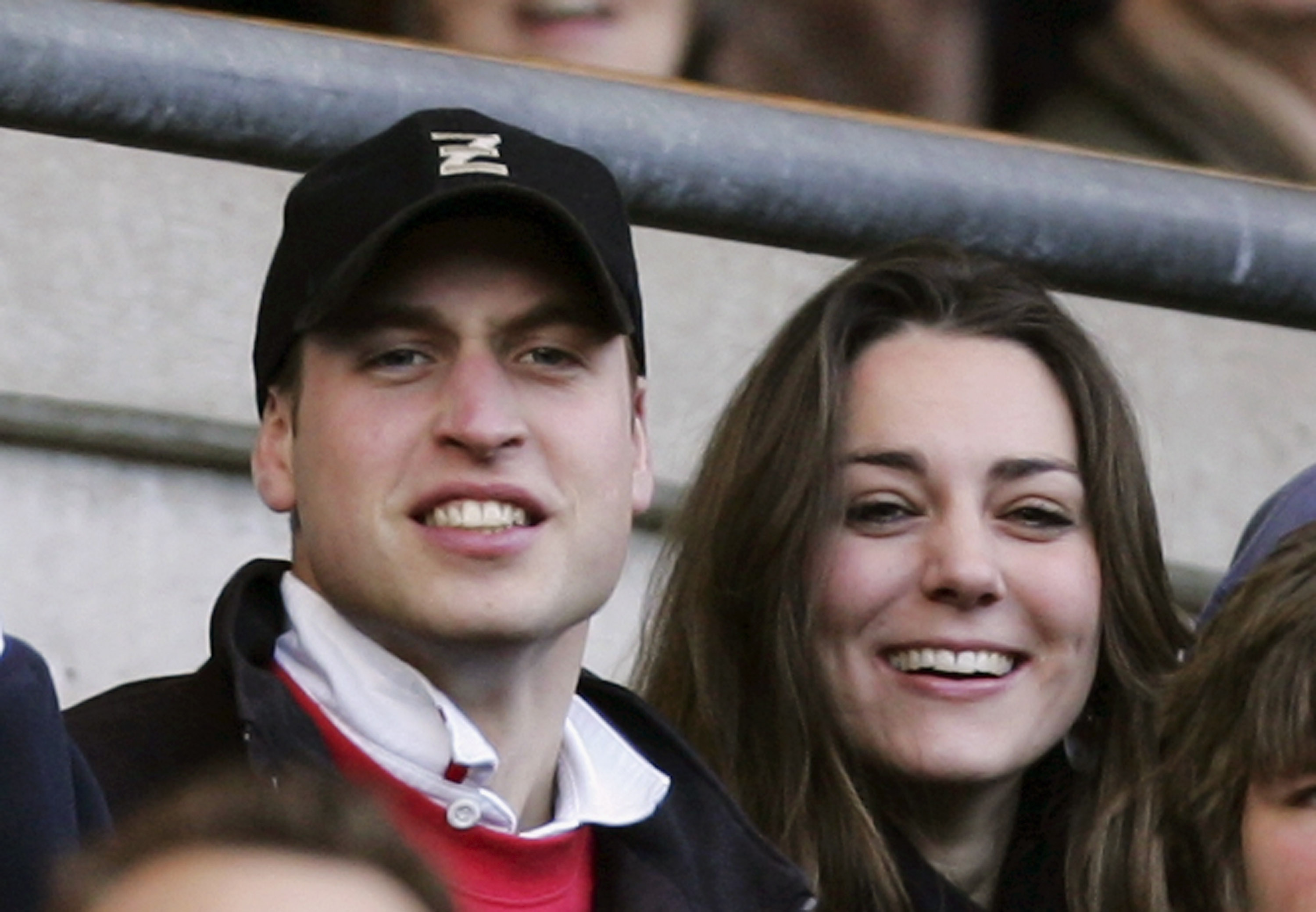 Prince William and Kate Middleton during the RBS Six Nations Championship match between England and Italy at Twickenham on February 10, 2007 in London, England. | Source: Getty Images