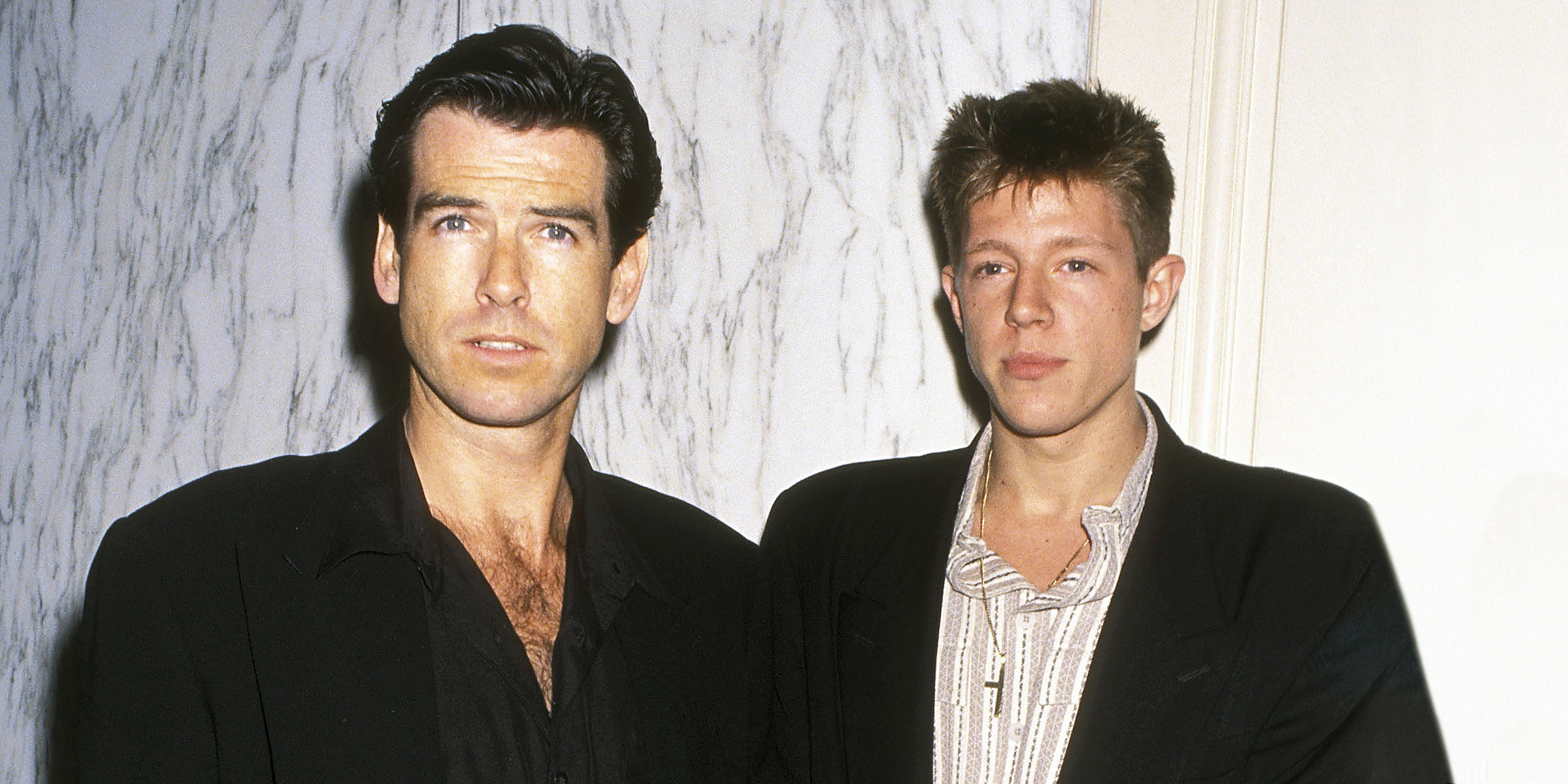 Pierce Brosnan and his son, Christopher | Source: Getty Images