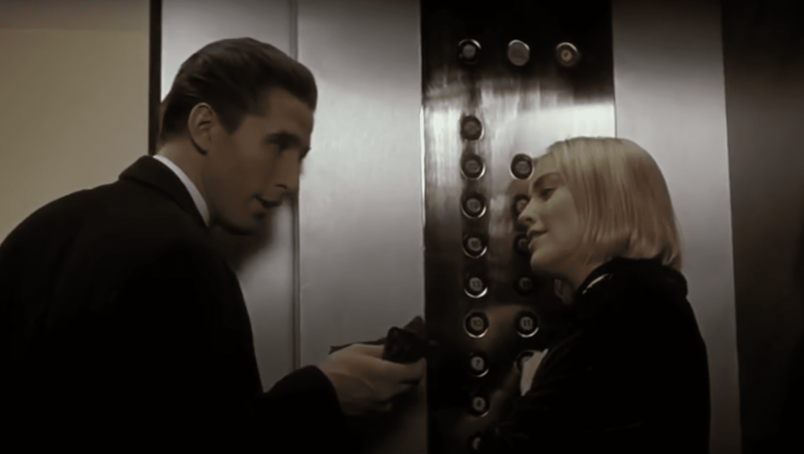 Billy Baldwin and Sharon Stone from the movie "Sliver" | Source: YouTube.com/Antonio Sanders