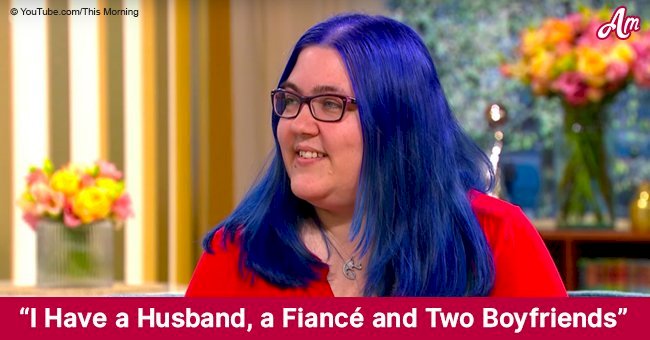 Woman admits she has a husband, a fiancé, two boyfriends and that they are all absolutely happy