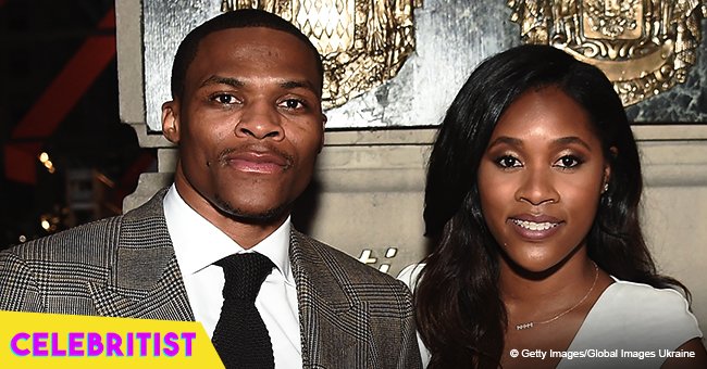 Russell Westbrook's wife announces pregnancy with photo of little son cuddling her baby bump