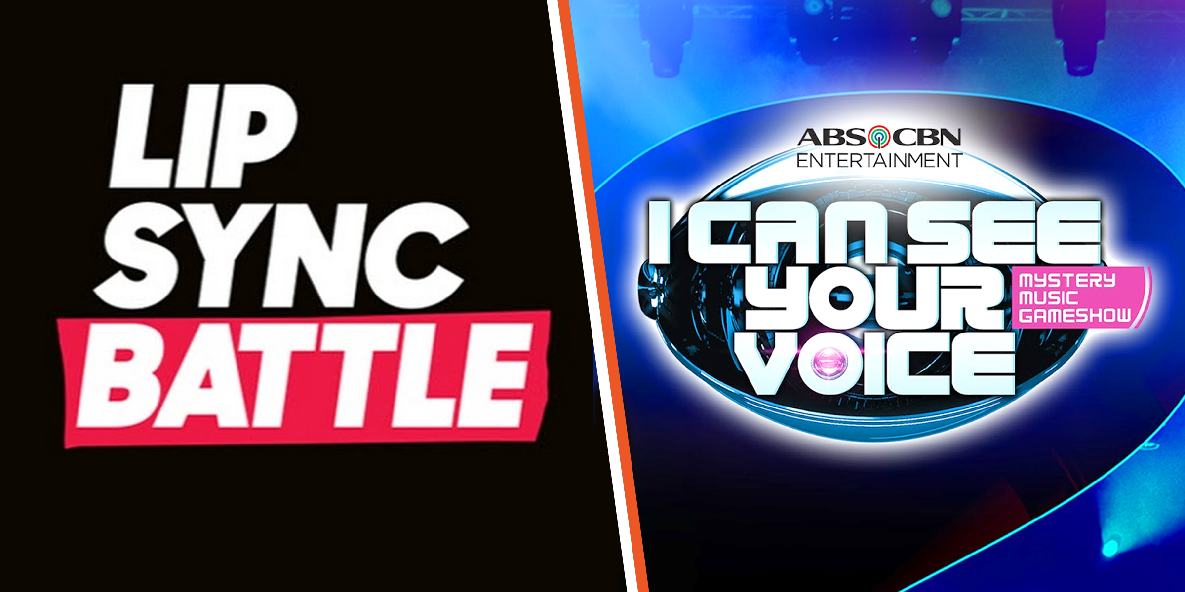 Promo Photo of "Lip Sync Battle" | Promo Photo of "I Can See Your Voice" | Source: Youtube/LipSyncBattle | Youtube/I Can See Your Voice PH