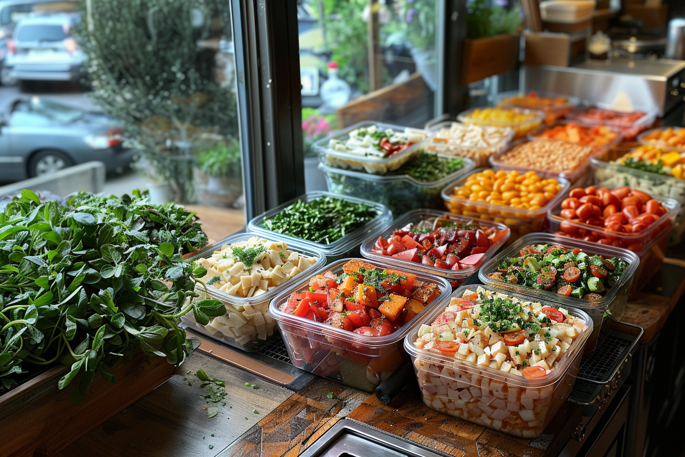 Barbra packed all food into containers | Source: Midjourney