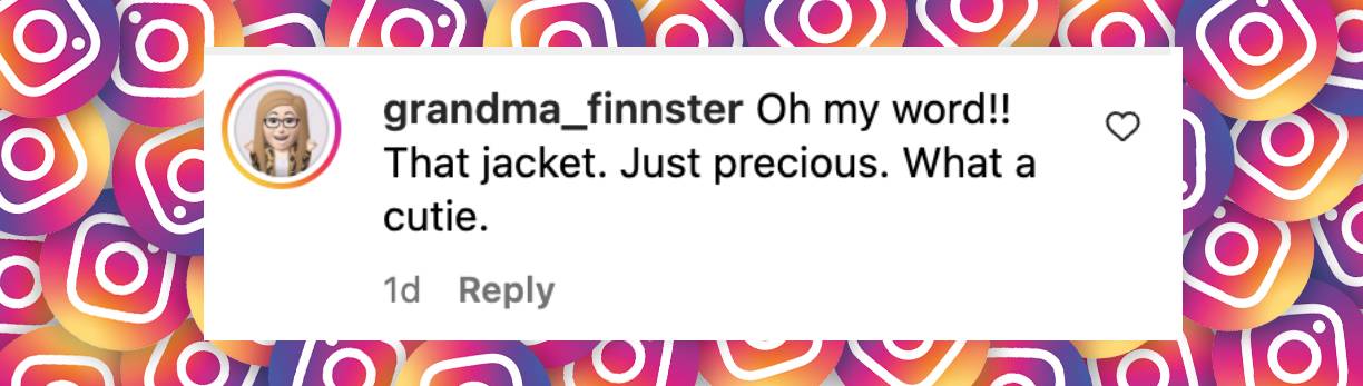 A fan compliments Carolina Trump's outfit seen in a post dated April 27, 2025 | Instagram/laraleatrump