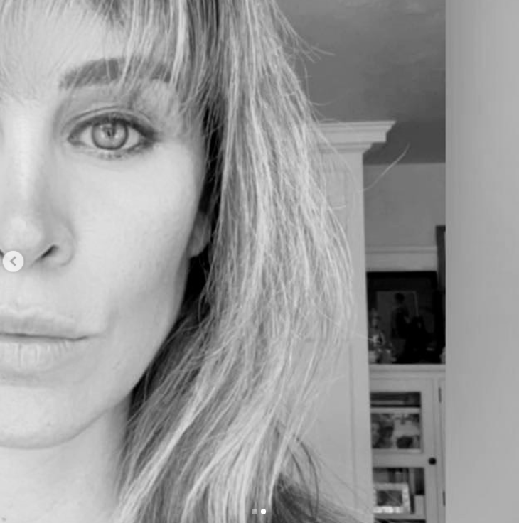 Alejandra Silva shares a striking black-and-white close-up photo, as posted on August 1, 2025. | Source: Instagram/alejandragere