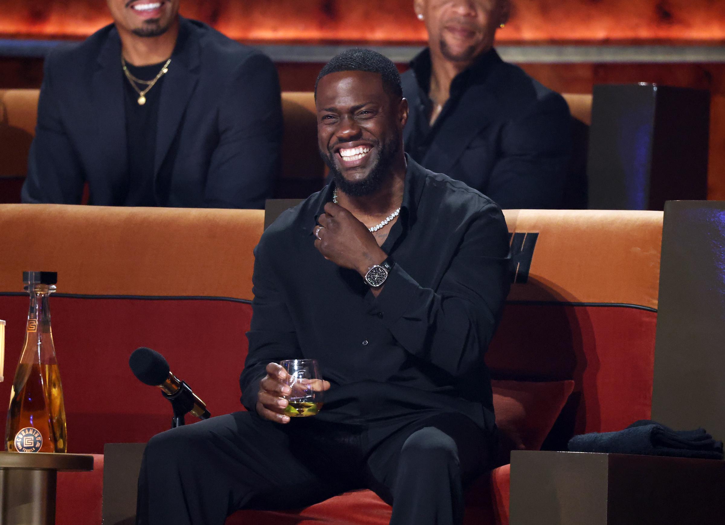 Kevin Hart is seen onstage during Netflix Is A Joke Festival Presents: The Roast of Kevin Hart at The Kia Forum on May 10, 2026, in Inglewood, California | Source: Getty Images