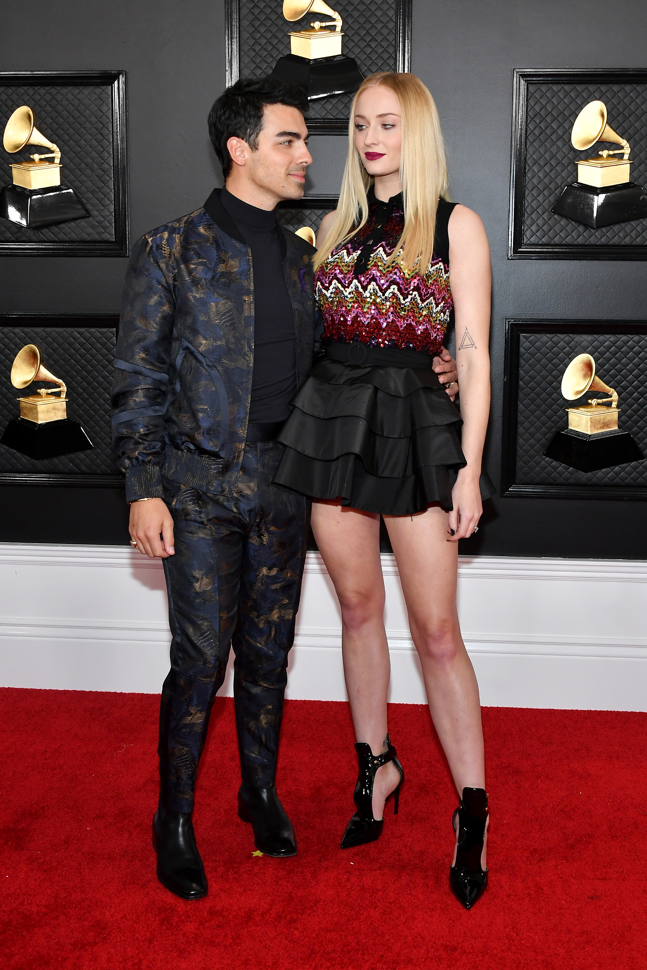Joe Jonas and Sophie Turner attend the 62nd Annual Grammy Awards at Staples Center in Los Angeles, California on January 26, 2020 | Source: Getty Images