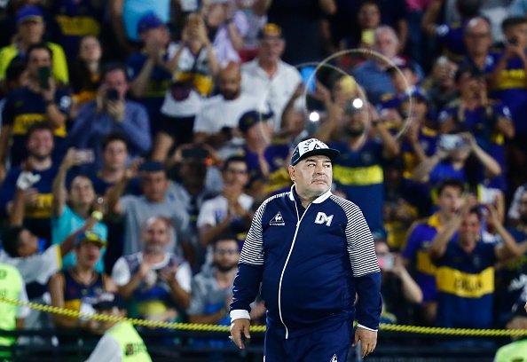 Diego Armando Maradona au stade Alberto J. Armando le 7 mars 2020 à Buenos Aires, Argentine. | Photo : Getty Images