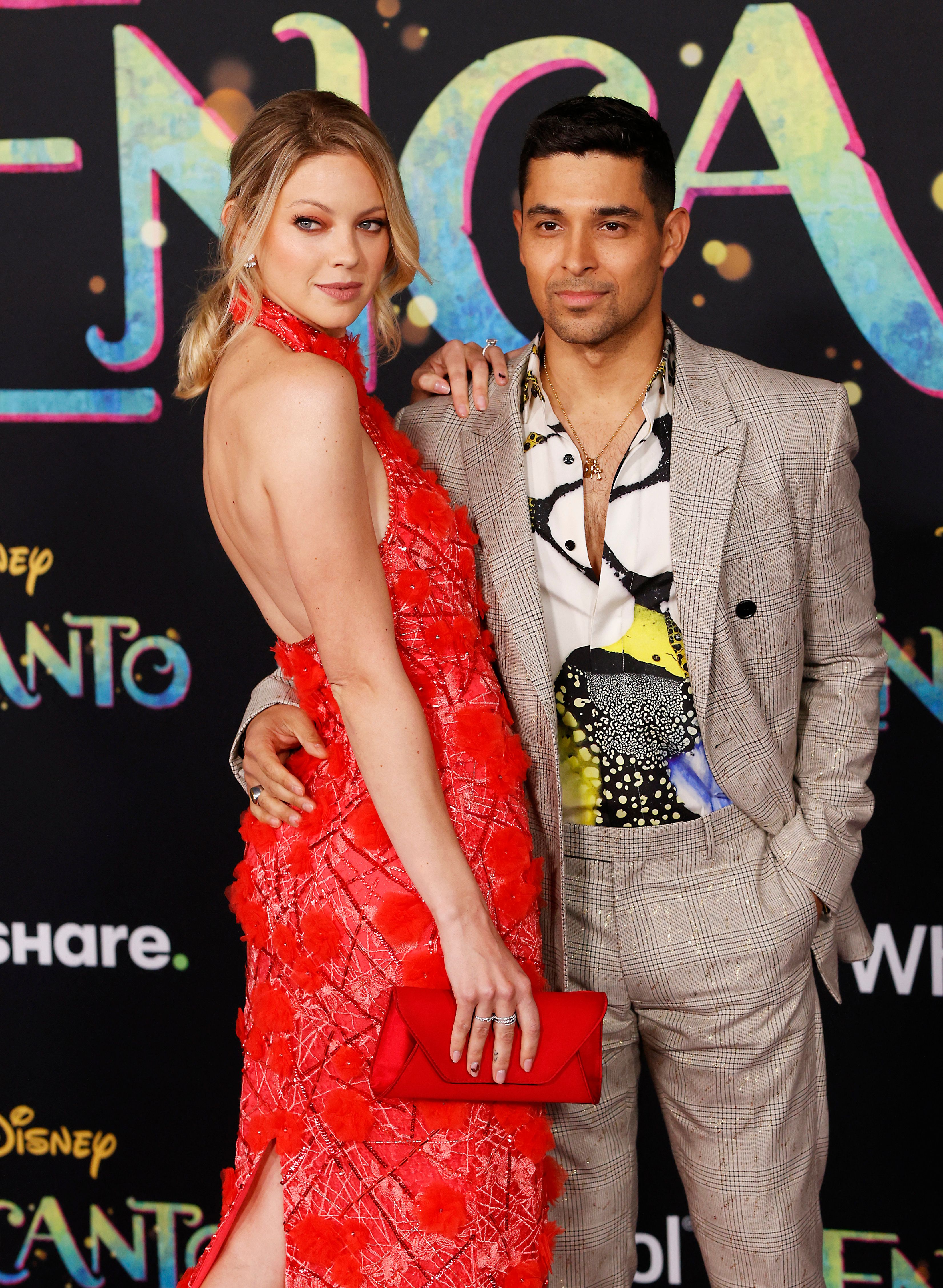 Amanda Pacheco and Wilmer Valderrama at the premiere of "Encanto" on November 3, 2021, in Los Angeles, California. | Source: Getty Images
