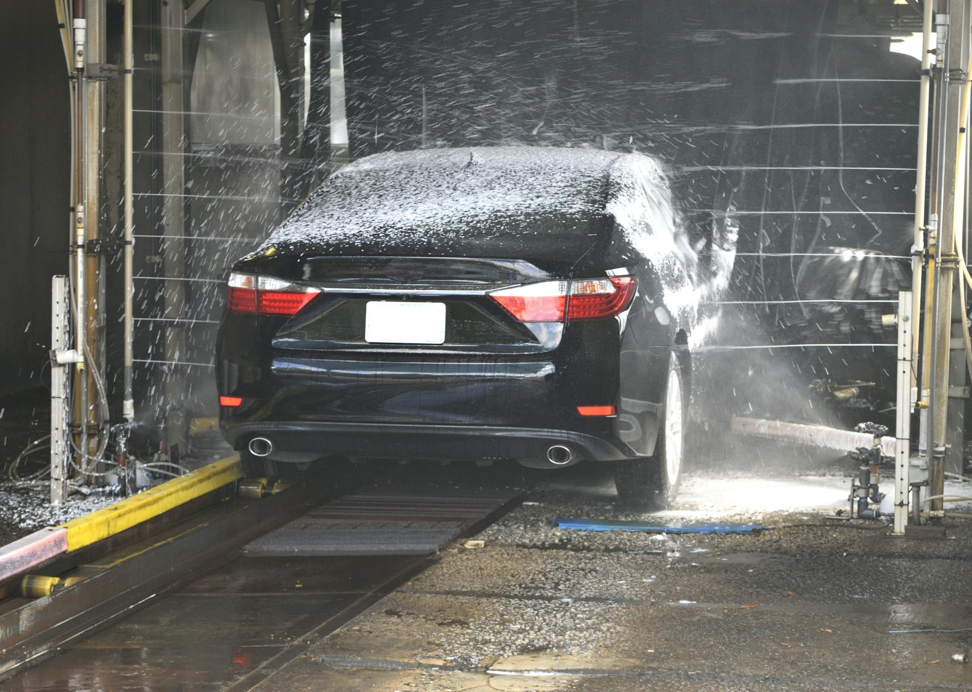 A car in a car wash | Source: Pexels