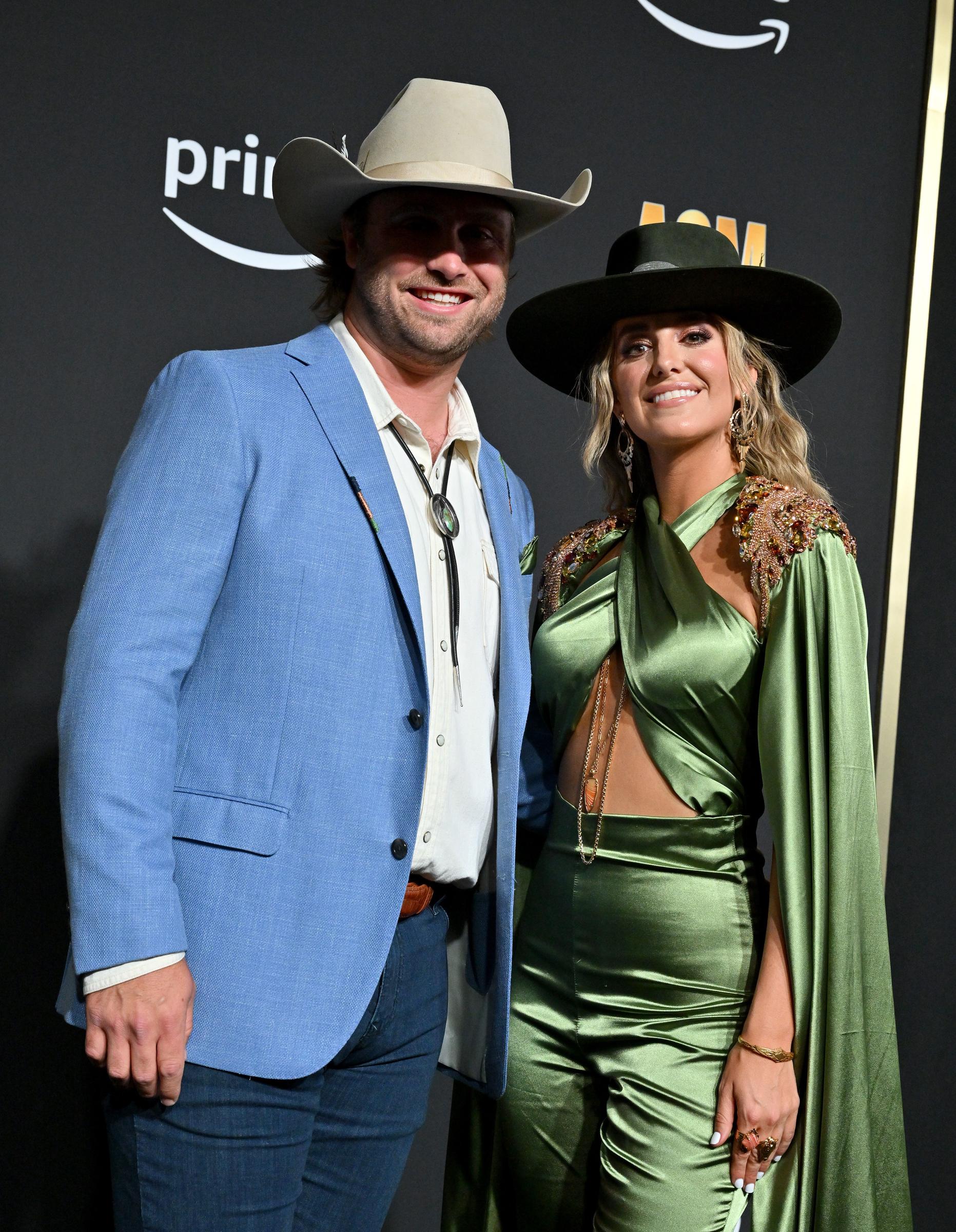 Devlin Hodges and Lainey Wilson attend the 58th Academy of Country Music Awards at The Ford Center at The Star on May 11, 2023 in Frisco, Texas | Source: Getty Images