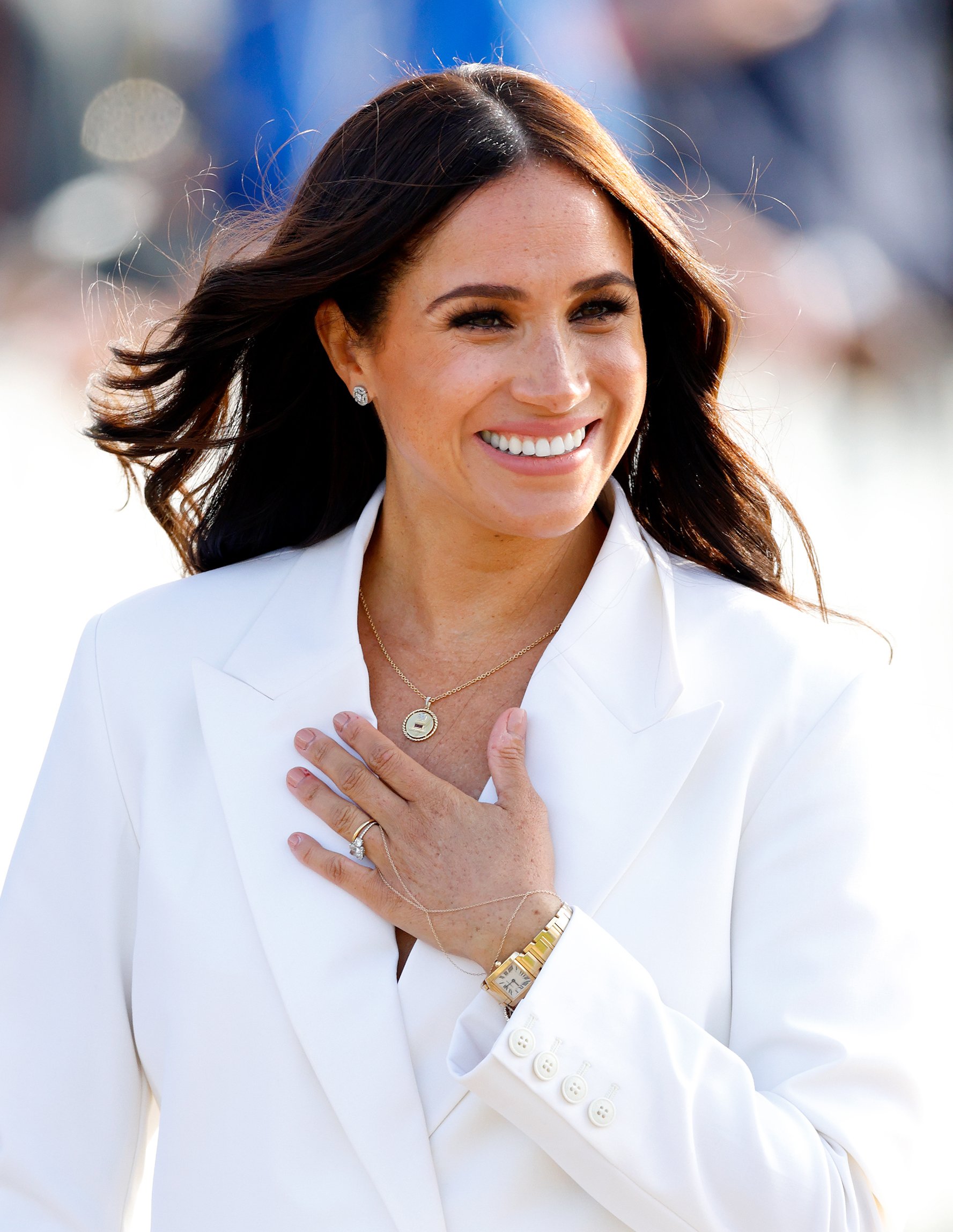Meghan Markle, Duchess of Sussex attends an Invictus Games Friends and Family reception at Zuiderpark on April 15, 2022 in The Hague, Netherlands. | Source: Getty Images