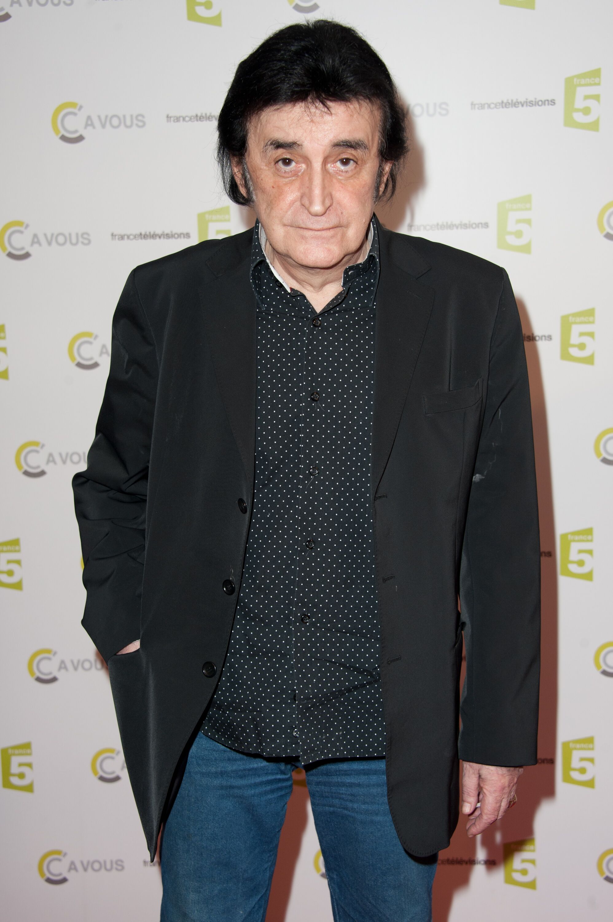 Dick Rivers participe à la célébration de la 500e édition de "C a Vous" le 22 mars 2012 à Paris, France. | Photo : Getty Images