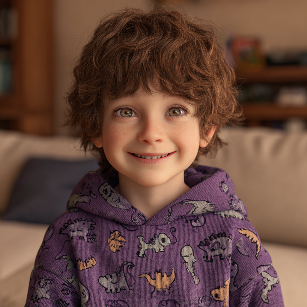 A delighted little boy | Source: Midjourney